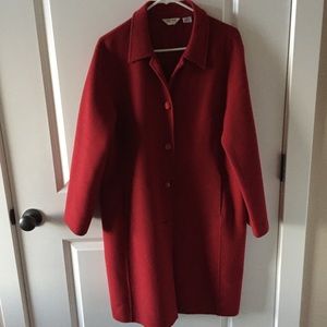 Brooks unlined wool coat